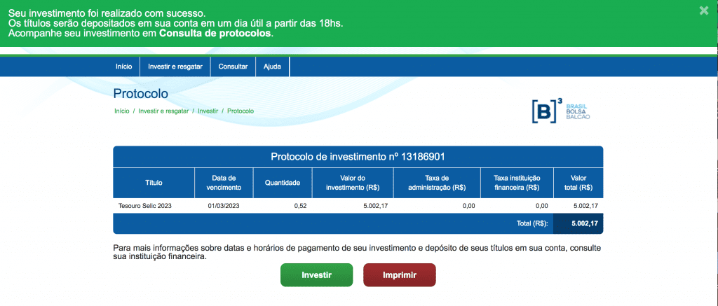 passo a passo para investir no tesouro direto