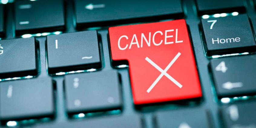 Como acontece o cancelamento do credenciamento do AAI?